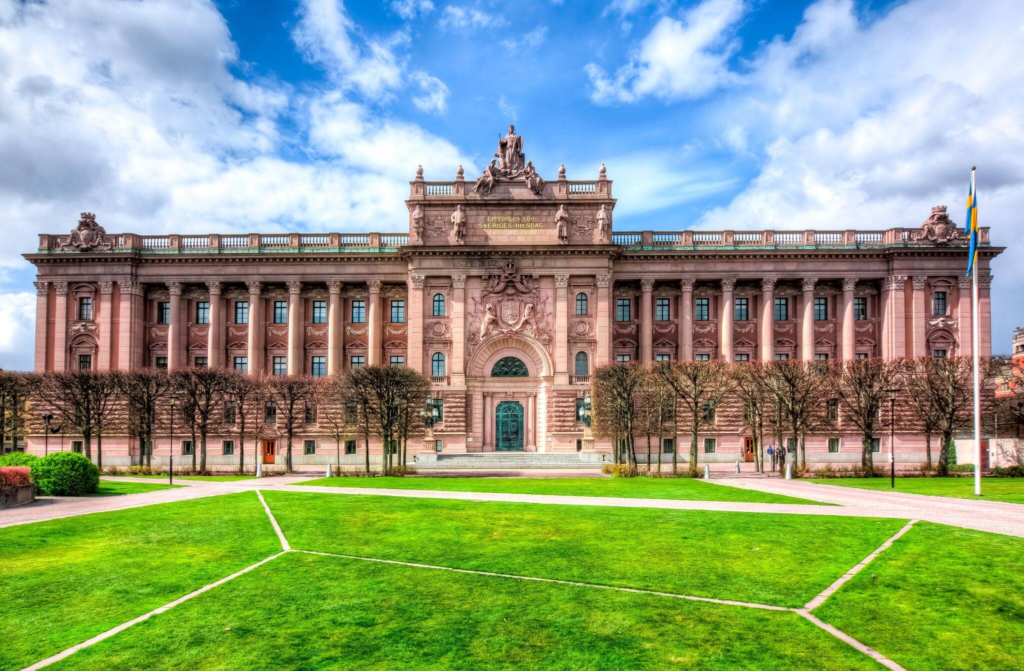 Parliament house (Riksdag), Stockholm, Sweden