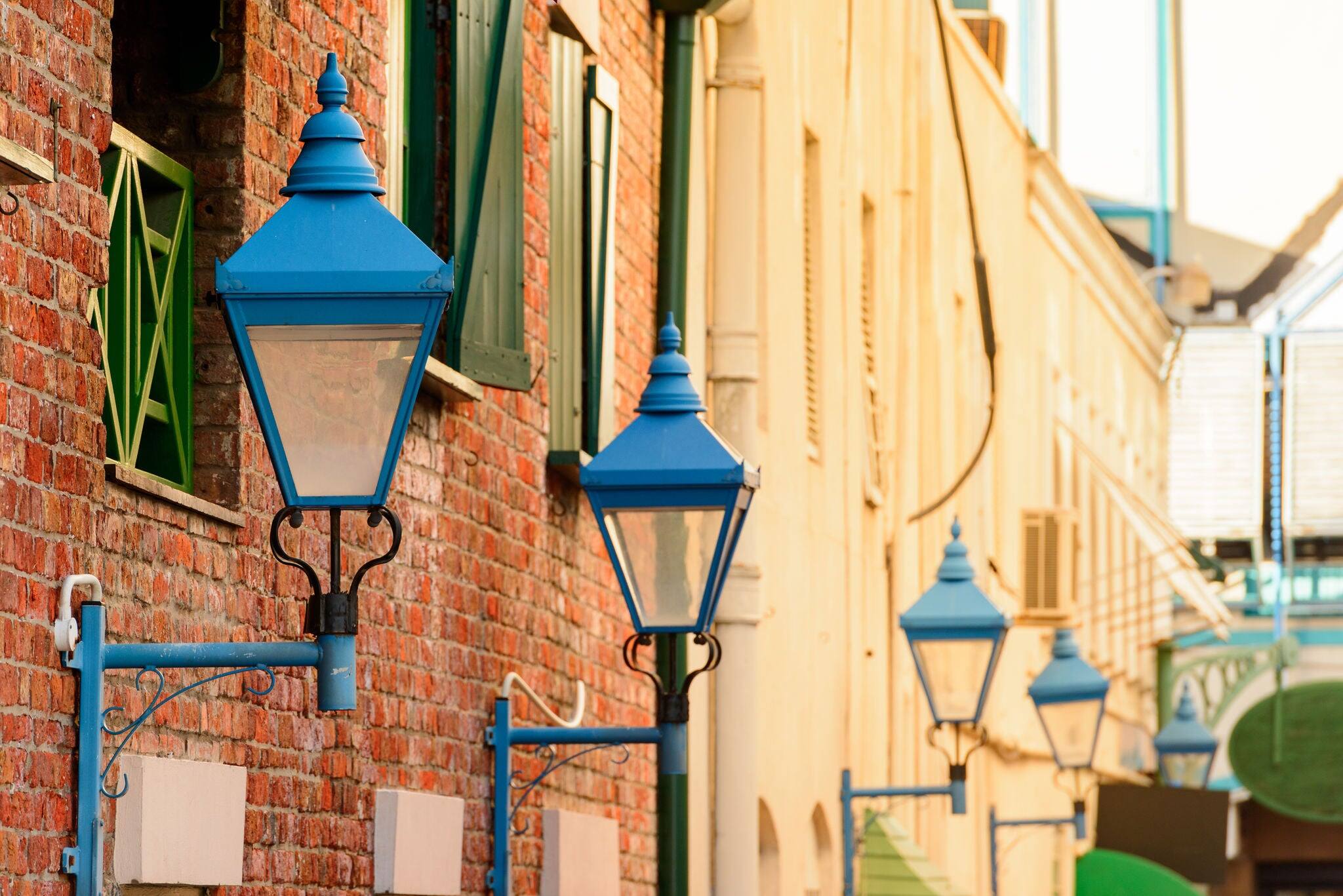 Historic part of Bridgetown, Barbados. World Heritage Site of UNESCO.