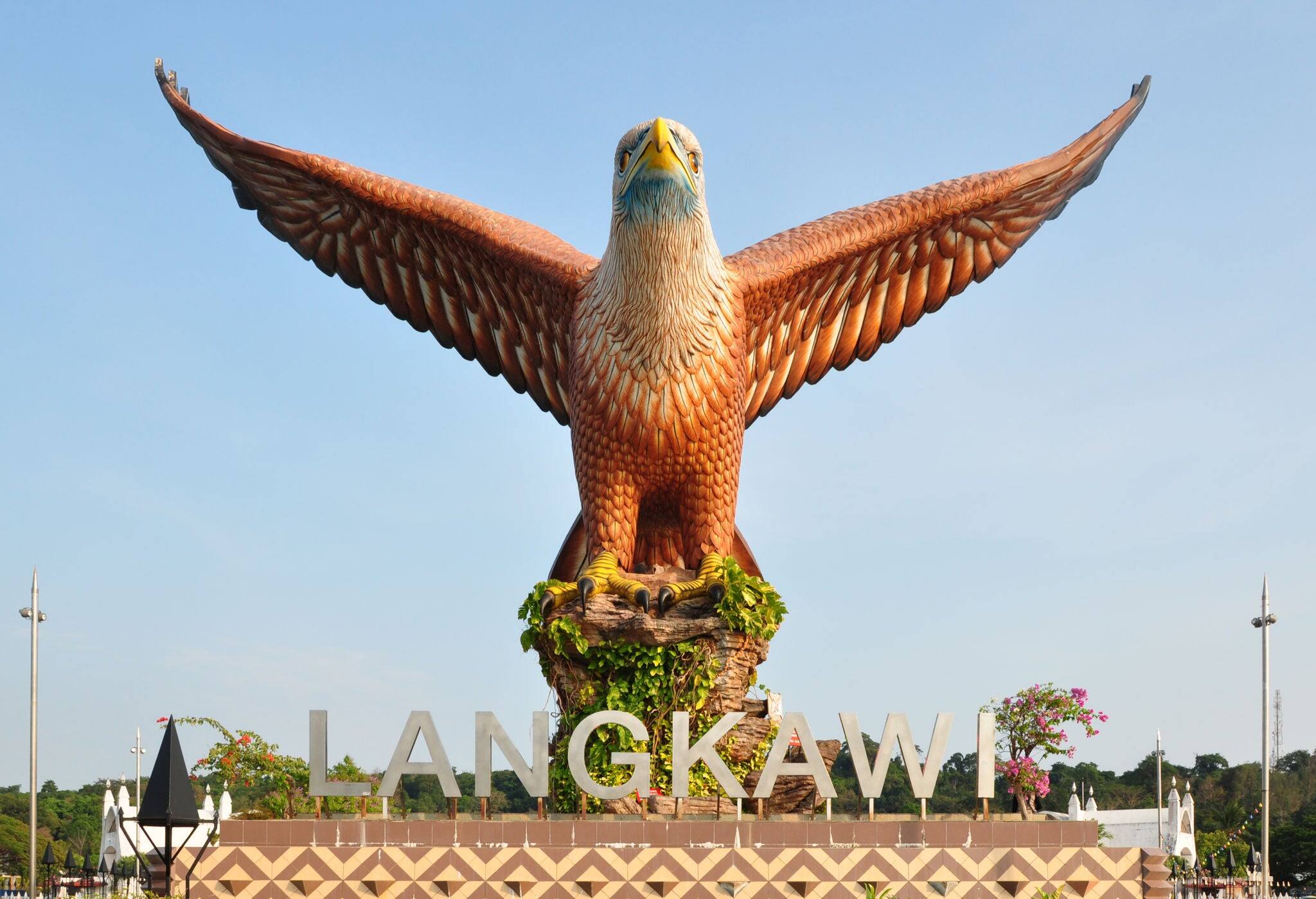 Eagle Square in Langkawi, Malaysia.