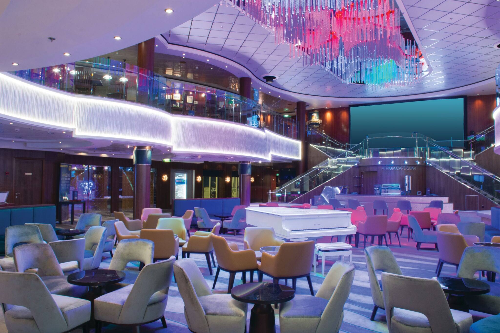 NCL Jewel Bars Lounges Atrium Cafe