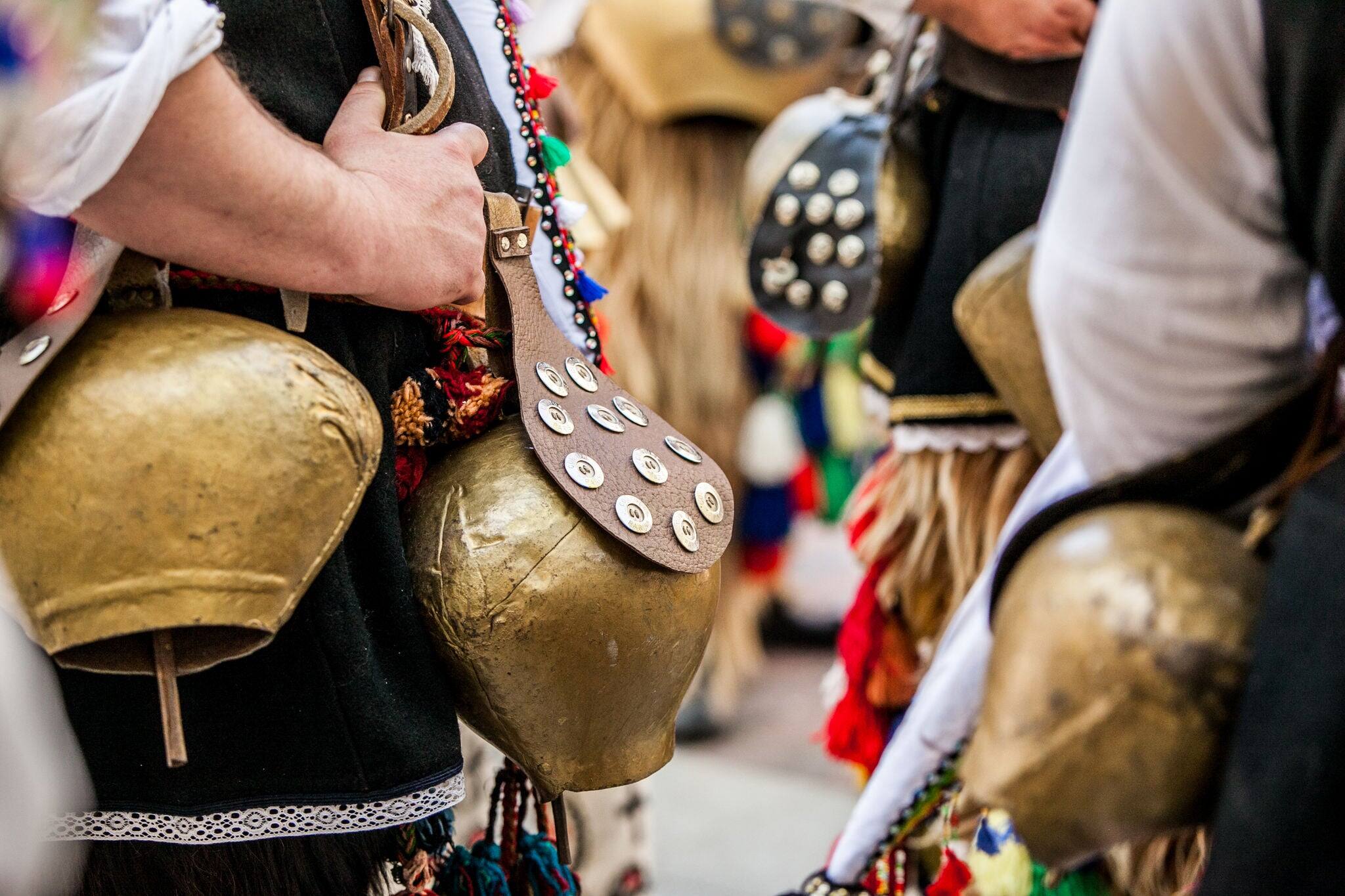 Bulgaria 2018, bronze bells in Varna carnival