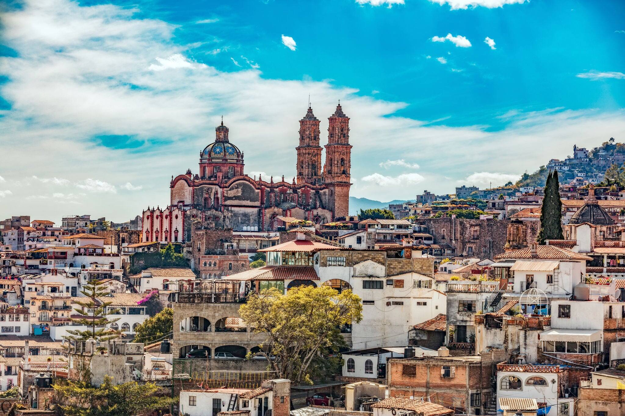 Taxco cathedral, Mexico