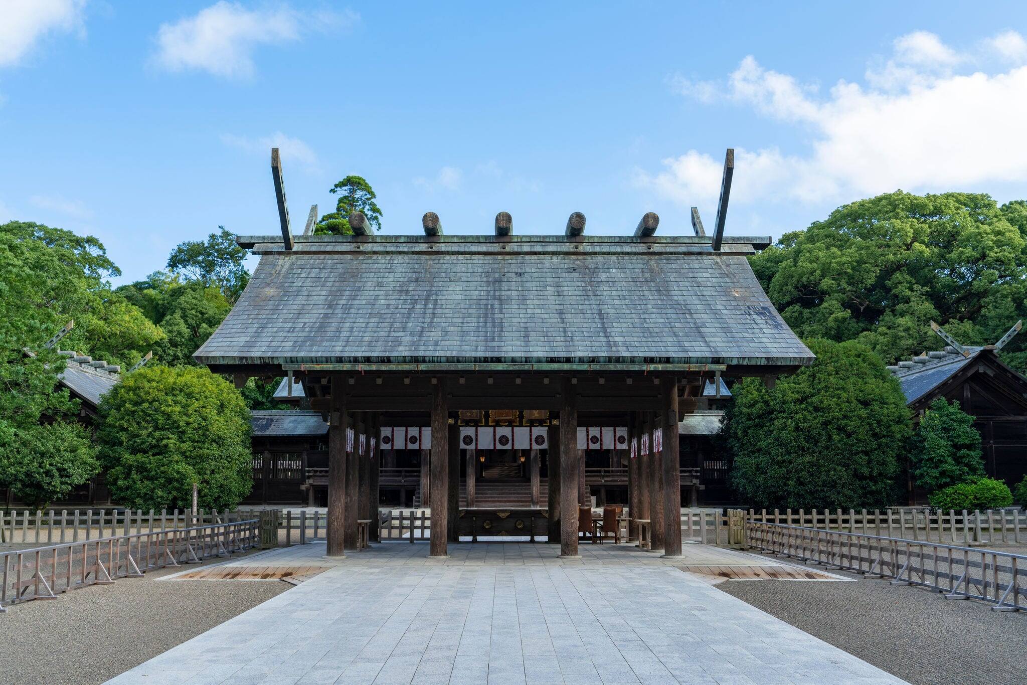 Miyazaki shrine  in Miyazaki, Japan.