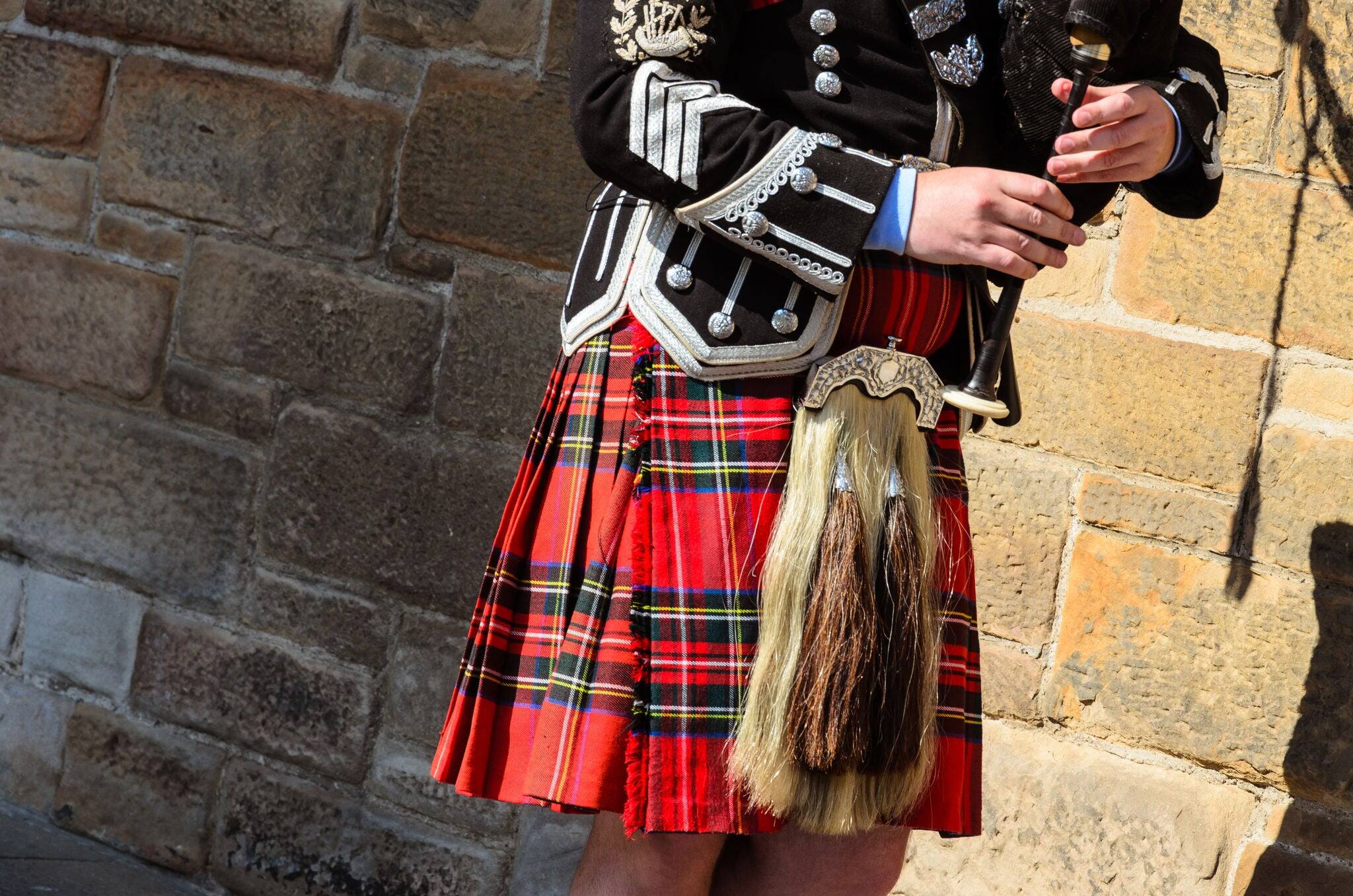 Bagpiper in Edinburgh