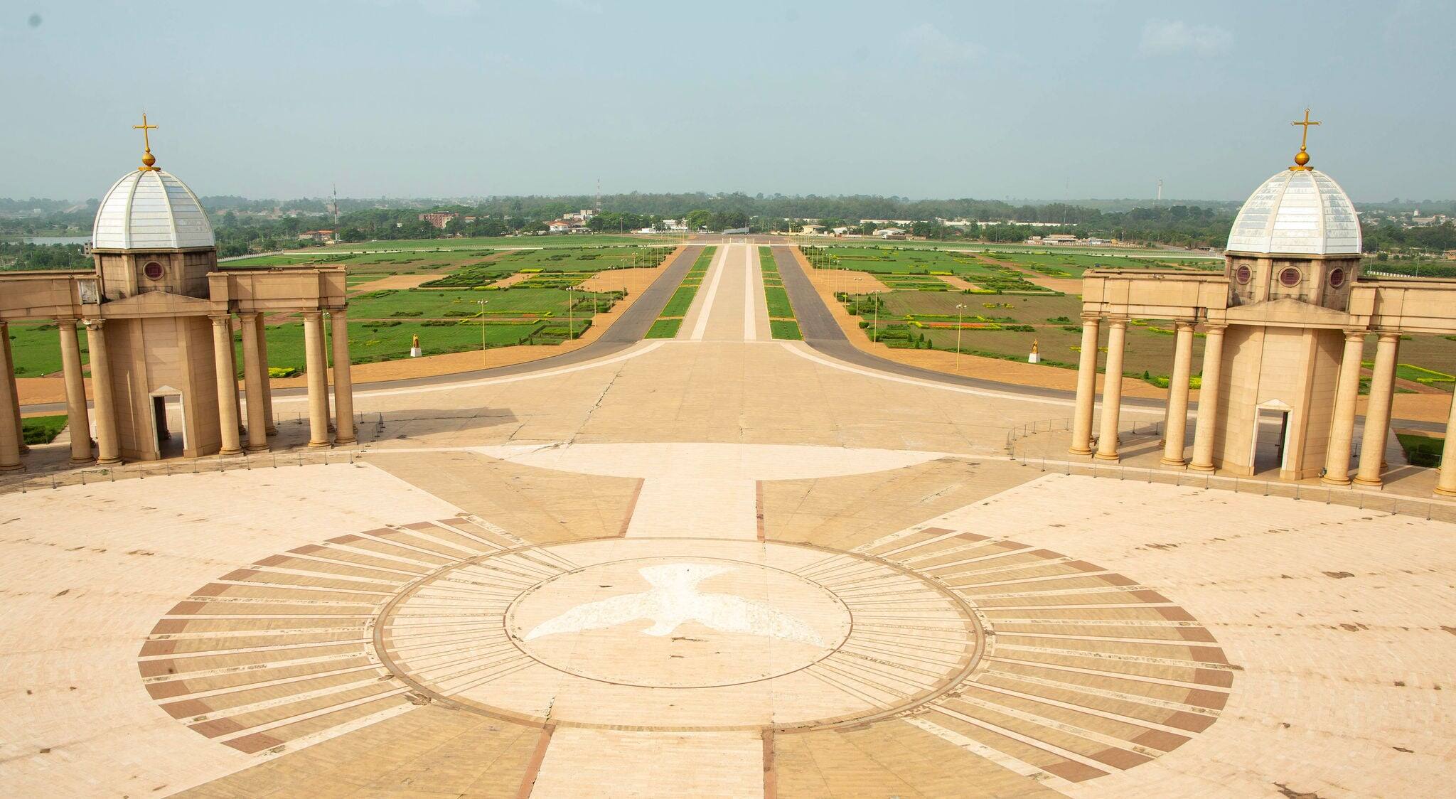 Basilica of Our Lady of Peace in Yamoussoukro, Ivory Coast