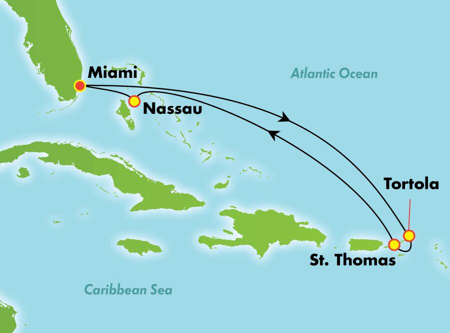 Caribe oriental desde Miami, 7 días Caribe oriental desde Miami, 7 días