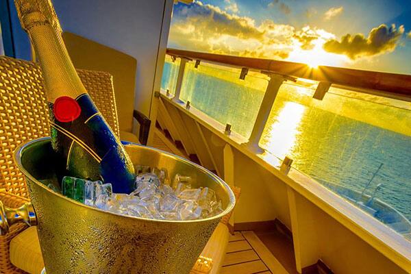 Champagne on your balcony Champagne on your balcony