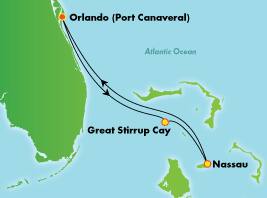 Bahamas desde Orlando (Puerto Cañaveral), 3 días Bahamas desde Orlando (Puerto Cañaveral), 3 días