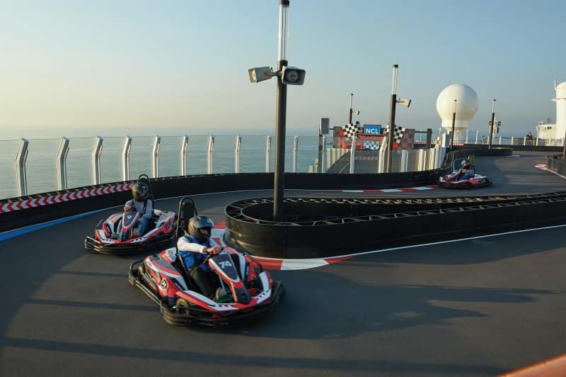 Norwegian Bliss Race Track at Sea Norwegian Bliss Race Track at Sea