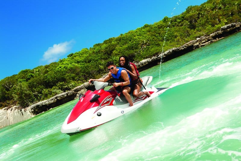 Ride a Wave Runner on Great Stirrup Cay Ride a Wave Runner on Great Stirrup Cay, Norwegian's Private Island