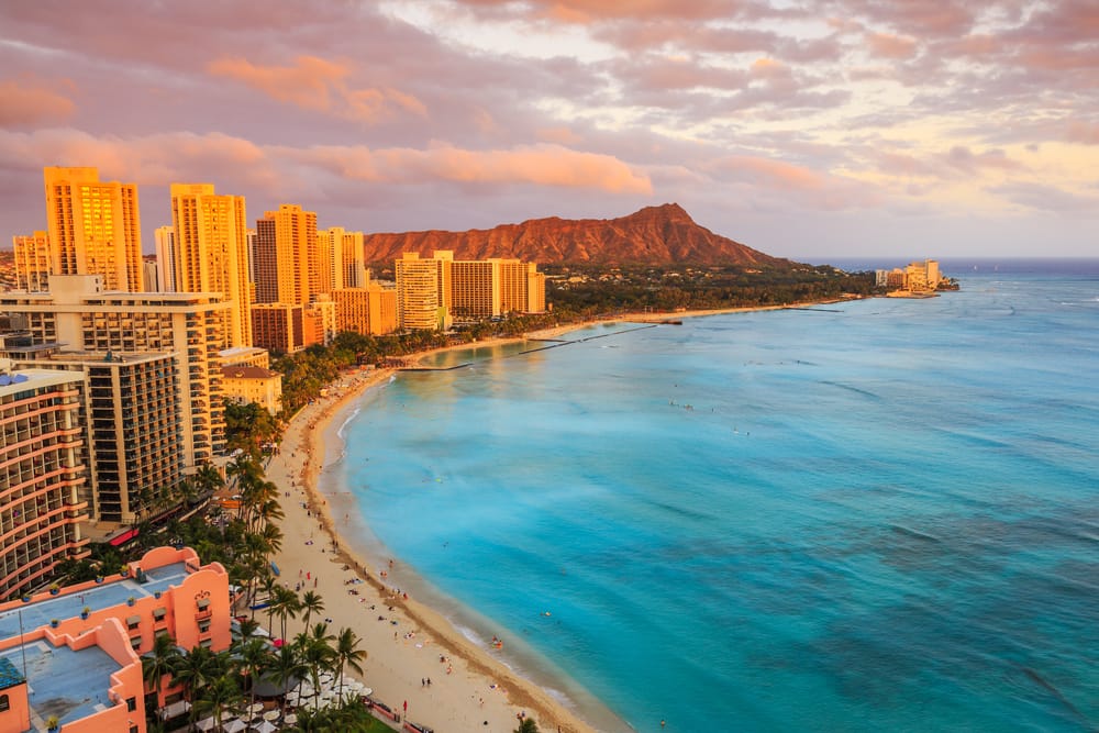 Hawaii Sunset Scenic Hawaii Sunset